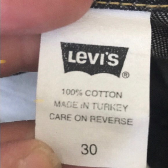 Levi’s Jeans Red Tab Black Denim Size 30 x 30 Boot Cut Western Everyday Casual - Picture 4 of 7